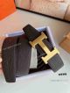 Classic Model Hermes Brown Black Reversible Belt 38 Brushed H Belt Buckle (4)_th.jpg